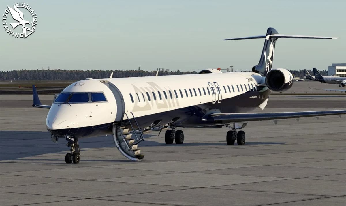 CRJ1000 by DeltaWing для X-Plane 11/12