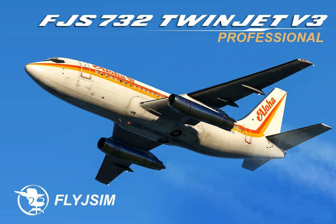 FlyJSim Boeing 737-200 v3 PRO для X-Plane 11